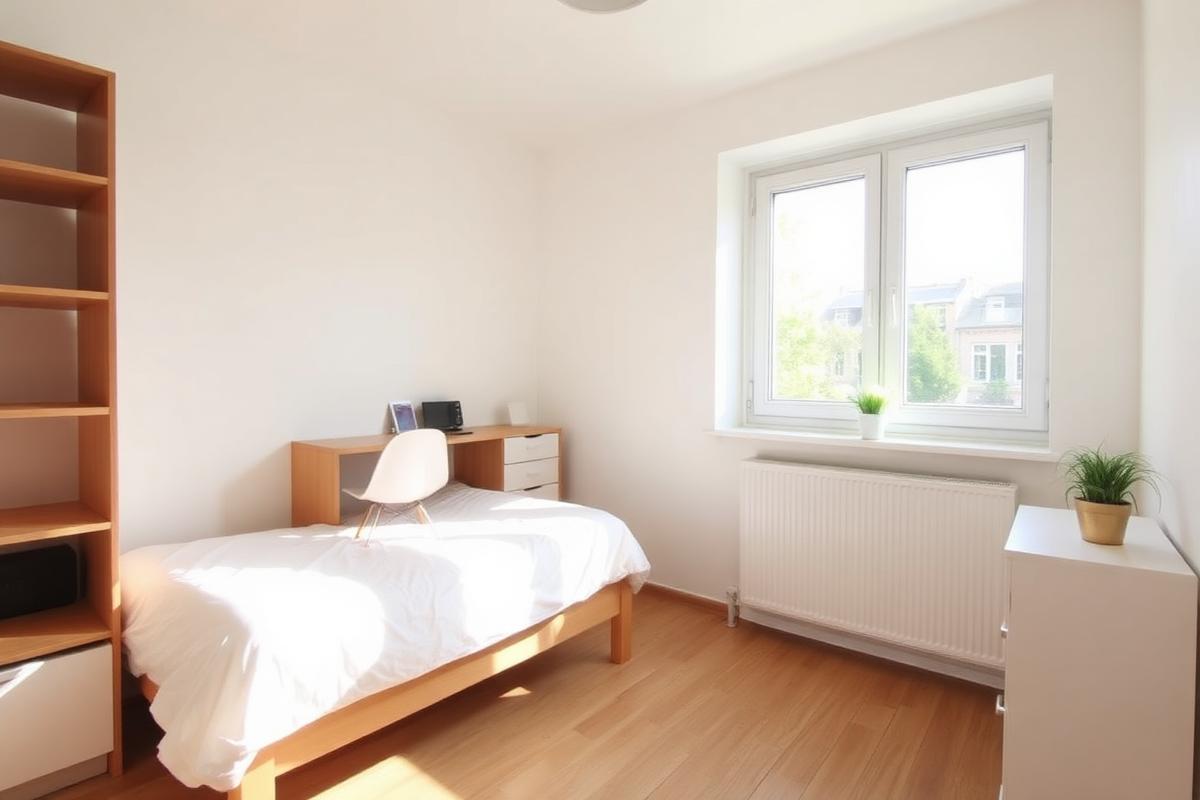 Bright private room near TUHH, Harburg