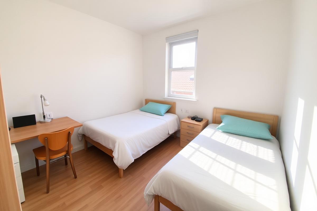 Two-person shared room in Wilhelmsburg